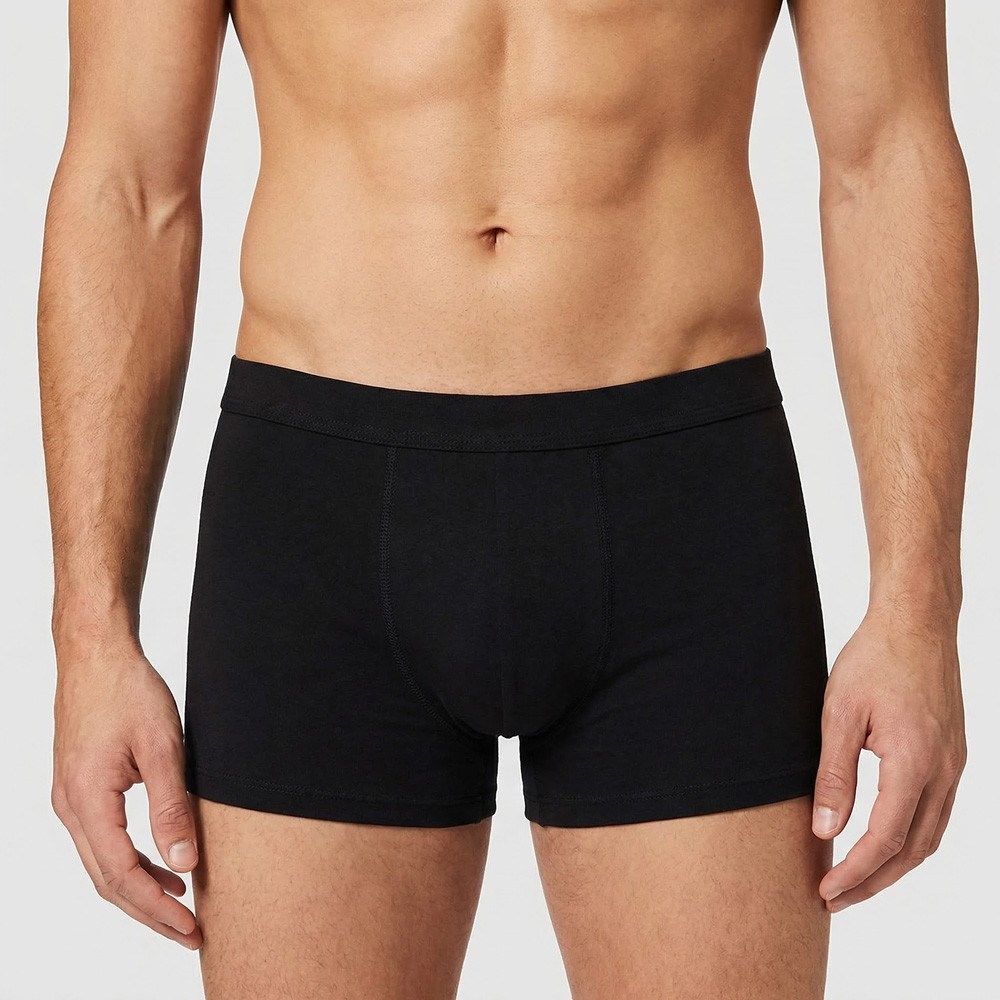 Bóxer negro de algodón | Ropa interior profesional para empresas B2B