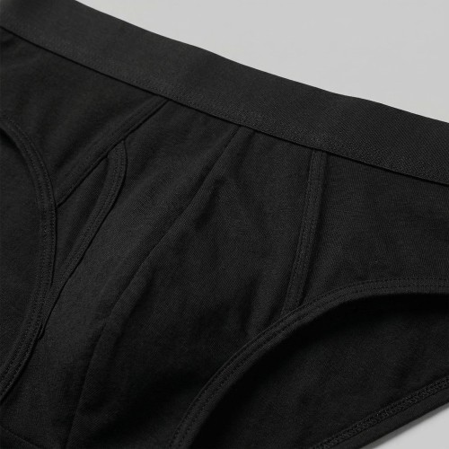 Slip negro de algodón | Ropa interior profesional para empresas B2B