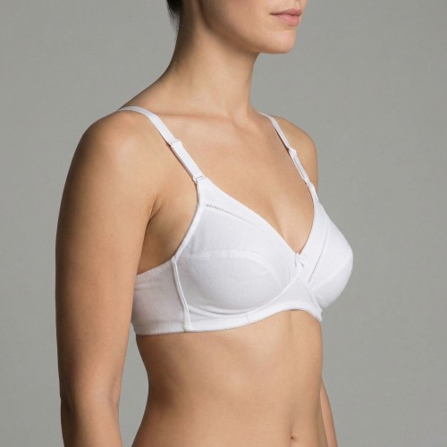 Sujetador de algodón blanco sin aro | Ropa interior profesional B2B