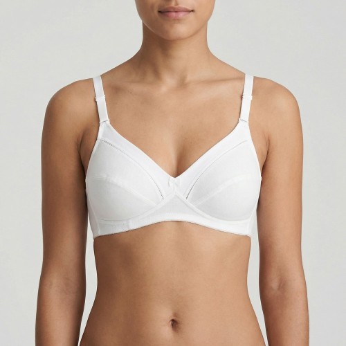 Sujetador de algodón blanco sin aro | Ropa interior profesional B2B