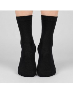 Calcetín de algodón, negro 2