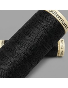 Hilo de coser en bobina, negro 2