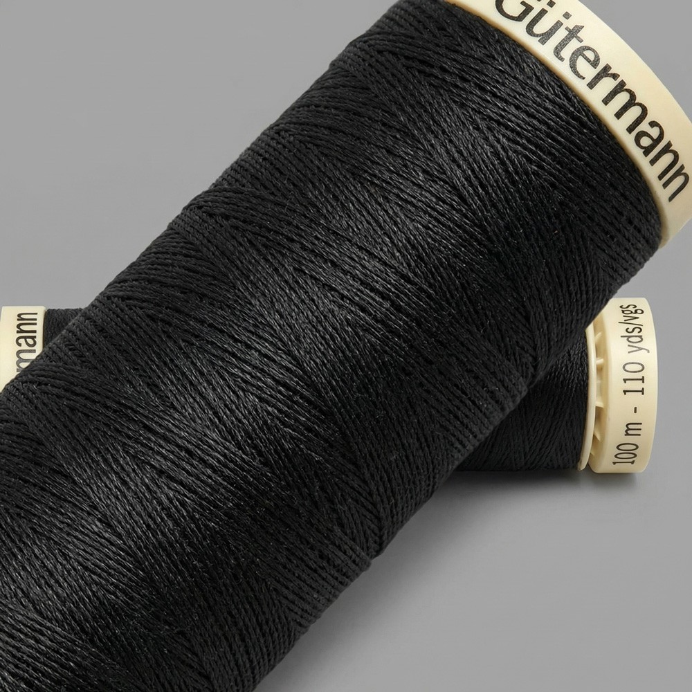 Hilo Gütermann negro 100 m | Suministro textil profesional B2B