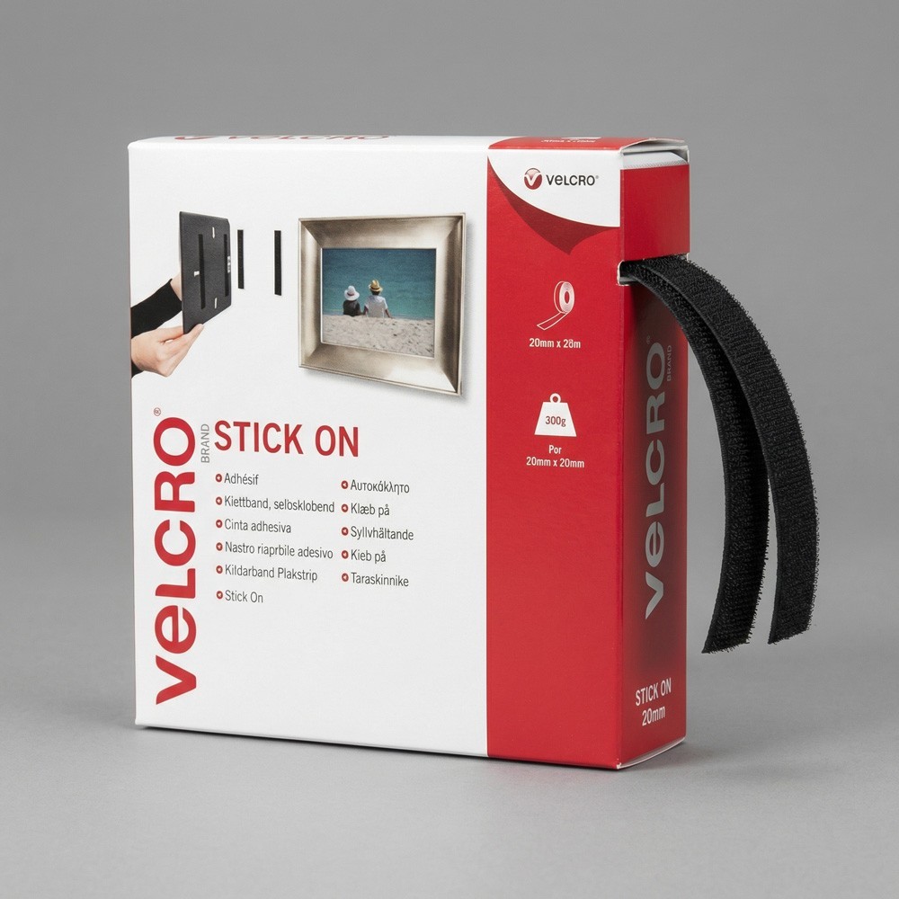 Velcro para coser 20 mm gancho y rizo 25 m | Suministro textil B2B