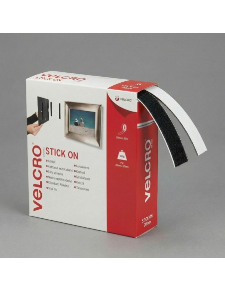 Velcro adhesivo, 20 mm