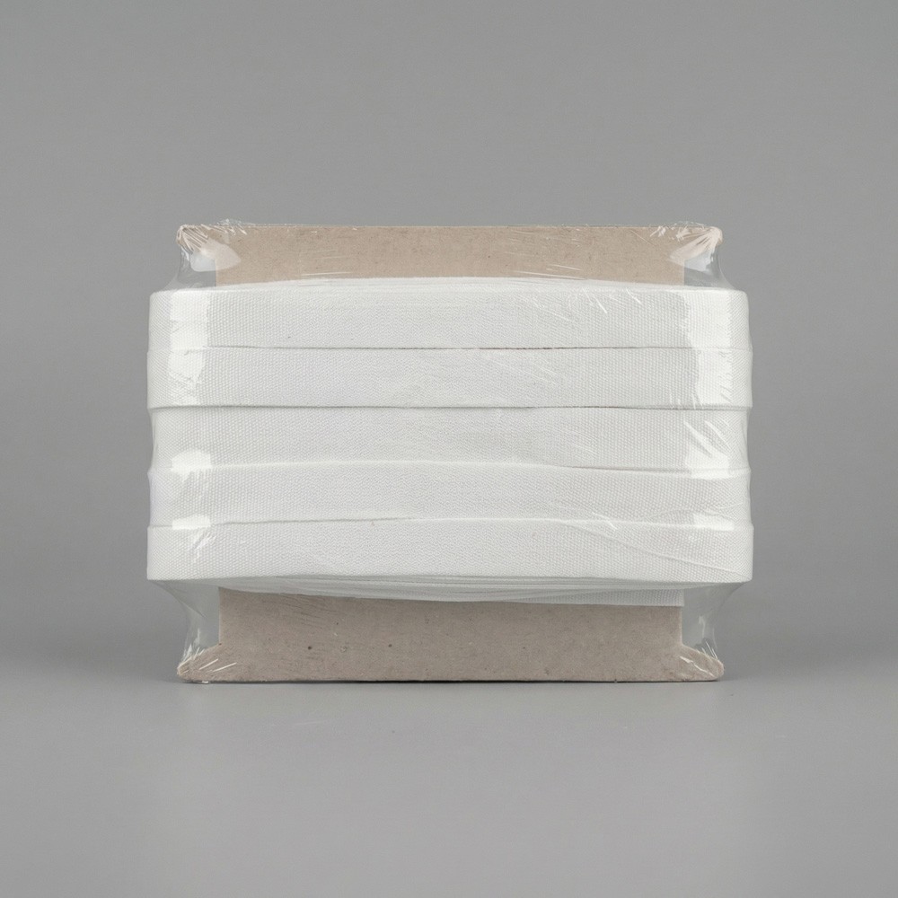 Hiladillo de Algodón Blanco en Bobina | Suministro Textil Industrial