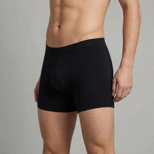 Bóxer negro de algodón | Ropa interior profesional para empresas B2B